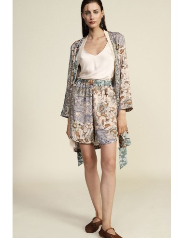 Shorts Regular-Fit Padrão Floral Estampa Mista Dixie