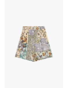 Shorts Regular-Fit com Estampa Patchwork Floral Dixie 2