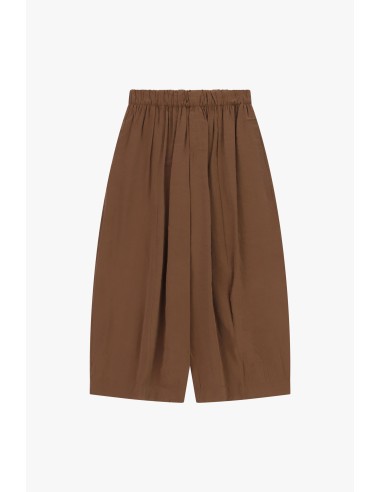 Calças Palazzo Cropped Cintura Elástica Dixie