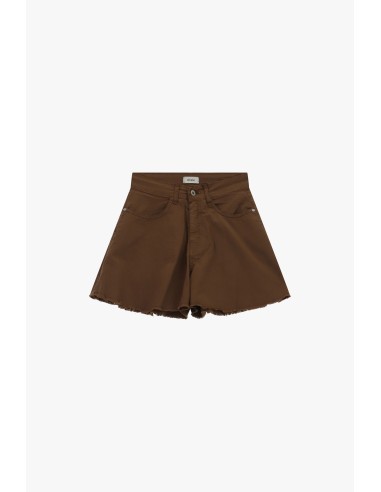 Shorts de corte regular com bainha desfiada e bolsos Dixie