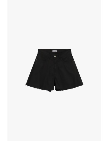 Shorts de corte regular com bainha desfiada e bolsos Dixie