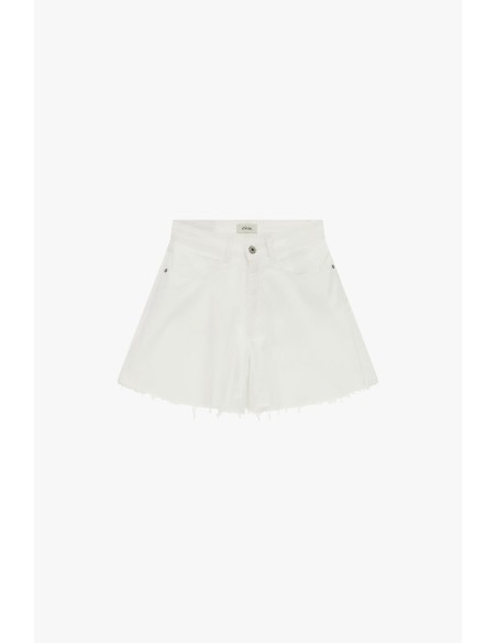 Shorts Regular-Fit com Barra Desfiada e Bolsos Dixie