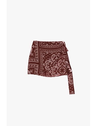 Gonna Corta Fantasia Bandana Con Nodo Laterale Dixie - Vestiti Firm...