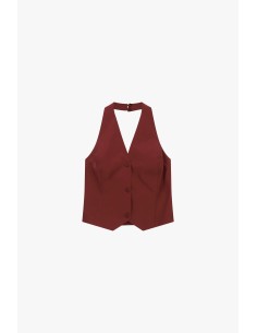 Gilet Scollo Profondo Chiusura Con Bottoni Dixie - Vestiti Firmati ... 2