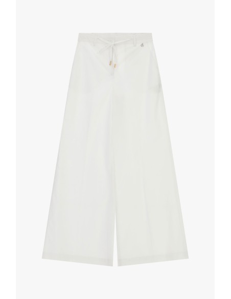 Pantaloni Palazzo Con Coulisse In Vita E Dettagli Metallici Dixie -...
