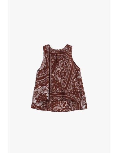 Top Svasato Con Stampa Paisley Patchwork Dixie - Vestiti Firmati Li...