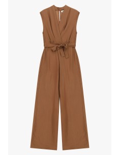Jumpsuit Senza Maniche Con Cintura E Scollo A Portafoglio Dixie - V... 2