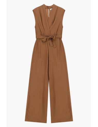 Jumpsuit Senza Maniche Con Cintura E Scollo A Portafoglio Dixie - V...