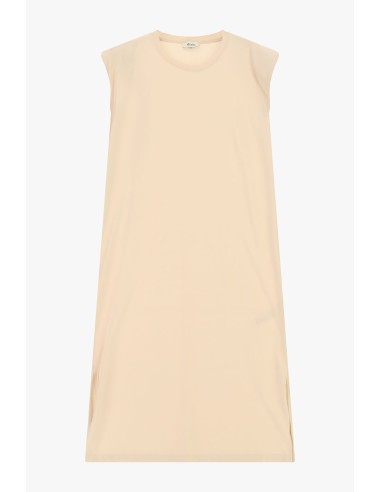 Vestido reto sem mangas com fendas laterais Dixie