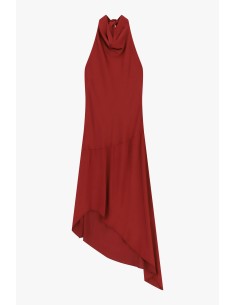 Vestido midi com decote à americana e barra assimétrica Dixie 2