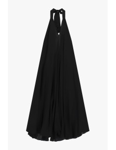 Vestido longo rodado com decote halter Dixie 2