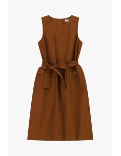 Vestido Sem Mangas com Cinto e Bolsos Frontais Dixie 2