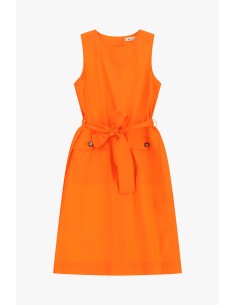 Vestido Sem Mangas com Cinto e Bolsos Frontais Dixie 2