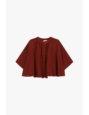 Camisa Ampla com Mangas 3/4 e Botões Dixie