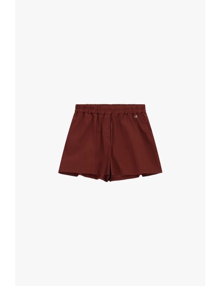 Shorts de corte regular com botões frontais Dixie