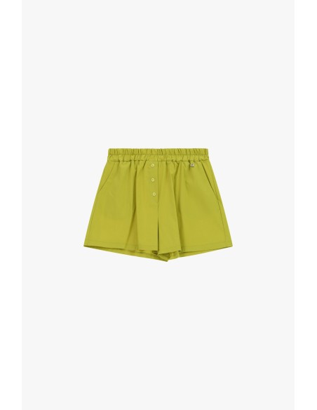 Shorts de corte regular com botões frontais Dixie