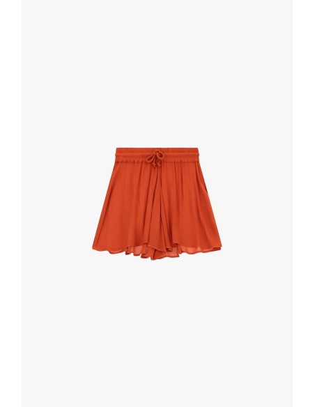 Skorts Curtos com Cintura Elástica e Cordão Dixie