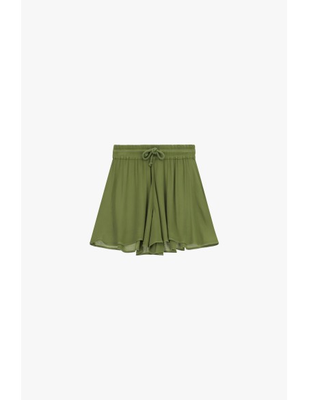 Skorts Curtos com Cintura Elástica e Cordão Dixie