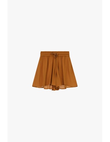 Skorts Curtos Com Cintura Elástica E Cordão Dixie