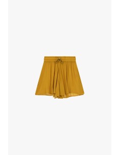 Skorts Curtos Com Cintura Elástica E Cordão Dixie