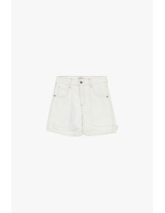 Shorts de corte regular com bolsos aplicados frontais Dixie