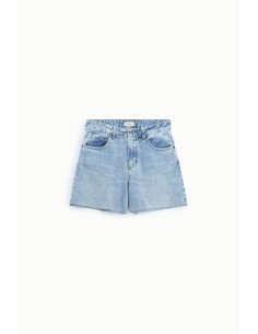 Shorts regular-fit em denim com acabamento desfiado Dixie 2