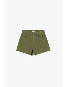 Shorts corte regular com detalhes desfiados e bolsos Dixie 2