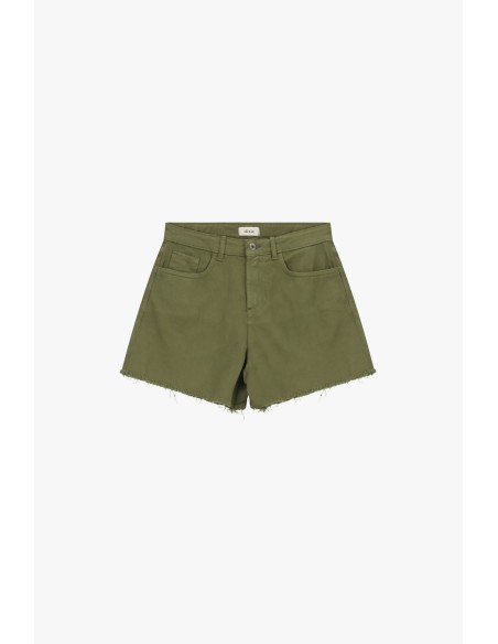 Shorts Corte Regular Con Detalhes Desfiados E Bolsos Dixie