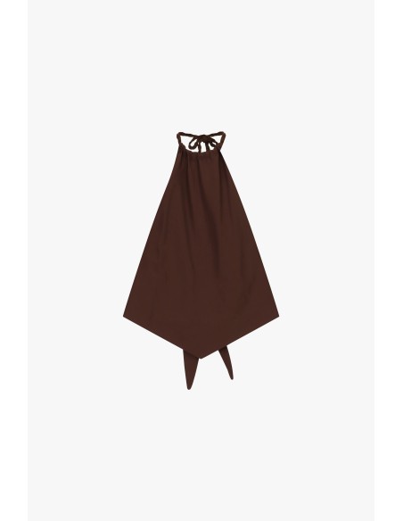 Top bandana com alças trançadas e laços Dixie