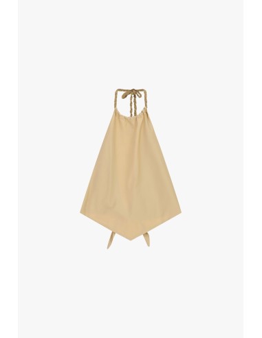 Top de bandana com alças trançadas e laços Dixie