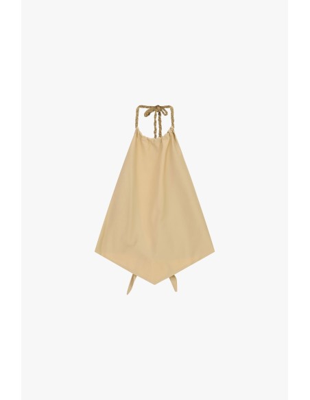 Top de bandana com alças trançadas e laços Dixie