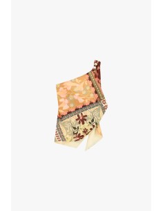 Top Assimétrico De Um Ombro Só Com Estampa Floral Dixie