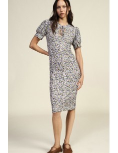Abito Midi Stampa Floreale Con Maniche Corte Dixie - Vestiti Firmat...