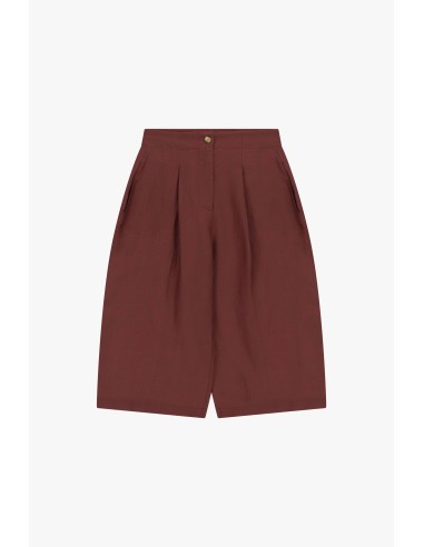 Shorts Femininos de Cintura Alta com Pences e Bolsos Dixie