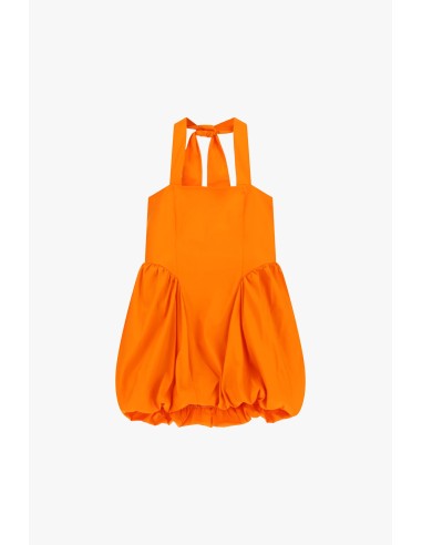 Vestido curto com alças largas e barra em balão Dixie