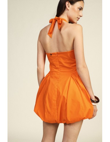Vestido Curto com Alças Largas e Barra em Balão Dixie