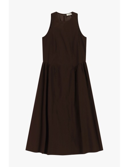 Vestido Midi Evasé Sem Mangas Dixie