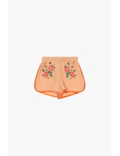 Shorts Ricamati A Vita Elasticizzata Profili A Contrasto Dixie - Ve... 2