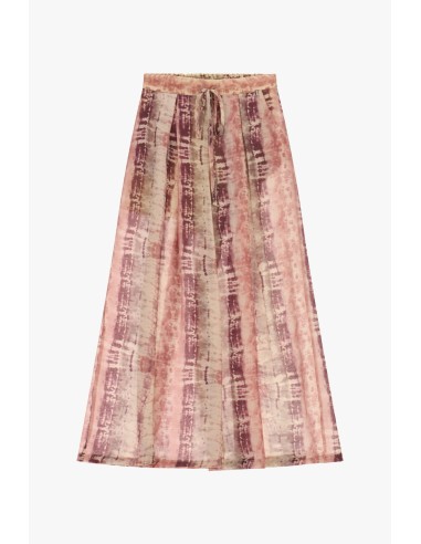 Calças Palazzo Estampa Tie-Dye com Cordão Dixie