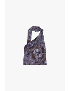 Top Asimmetrico Con Stampa Bandana E Nodo Dixie - Vestiti Firmati L... 2