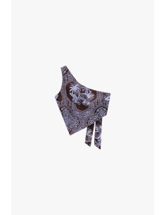Top Asimmetrico Monospalla Con Stampa Paisley Dixie - Vestiti Firma... 2