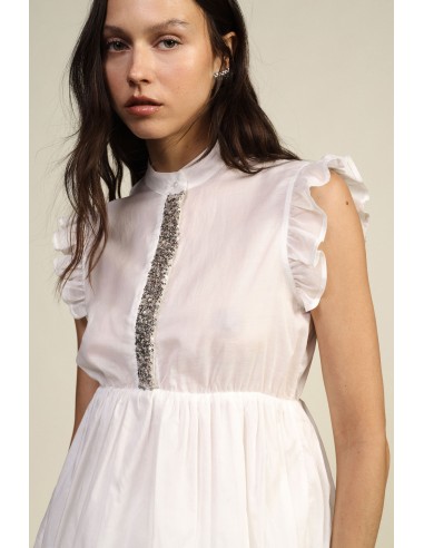 Top com Folhos e Detalhes Decorativos Frontais Dixie