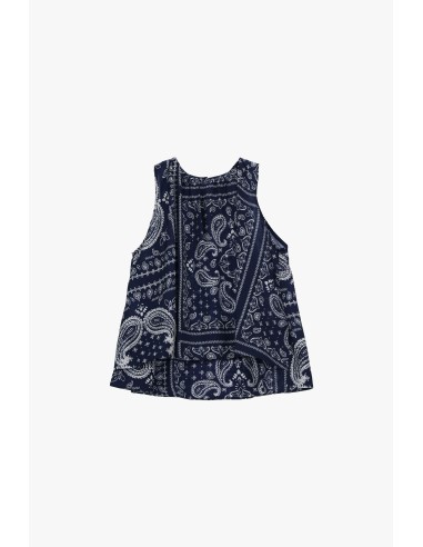 Top Svasato Con Stampa Paisley Patchwork Dixie - Vestiti Firmati Li...