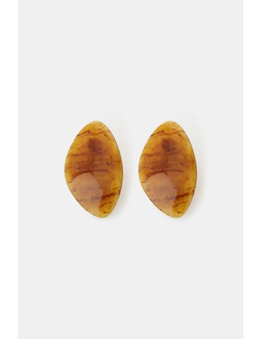 Broche Oval com Efeito de Pedra Marmorizada Dixie