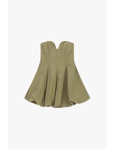 Vestido Curto Bustier Drapeado Sem Alças Dixie 2