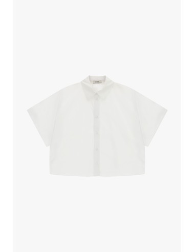 Camisa Cropped Mangas Curtas Corte Boxy Dixie