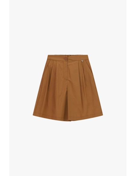 Shorts de cintura alta com pinças e bolsos laterais Dixie