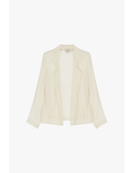 Blazer fluido com lapelas clássicas Dixie
