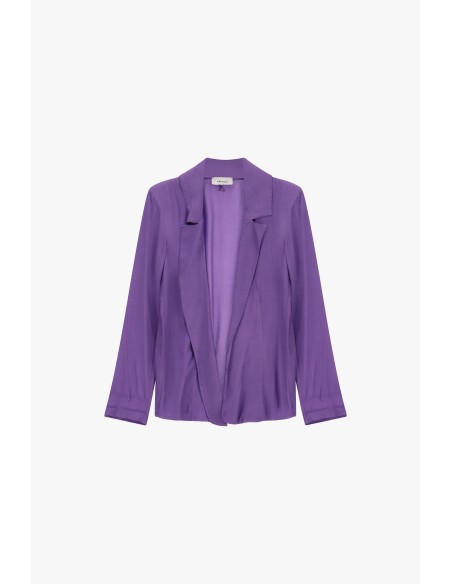 Blazer fluido com lapelas clássicas Dixie