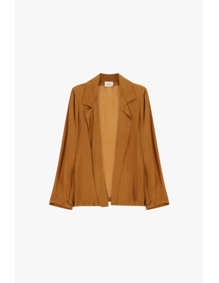 Blazer fluido com lapelas clássicas Dixie